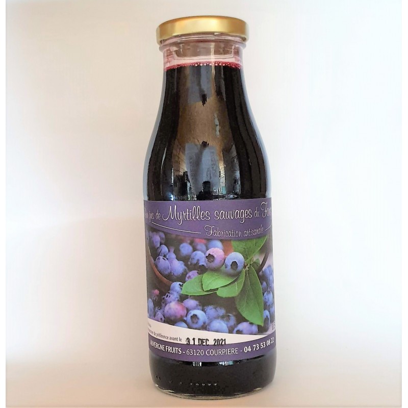 Jus de Myrtilles d'Auvergne Jus de Myrtilles d'Auvergne